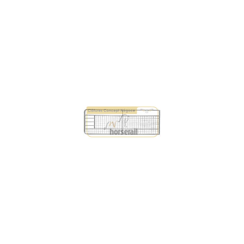 Barrière galva grillagée 5m00 Barrière galva grillagée 5m00